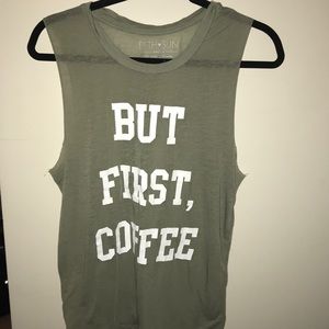 Fifth Sun green graphic tank